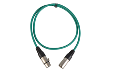 XLR Male to XLR Female Patch Lead 3 Pin Balanced Choice of Length & Colour